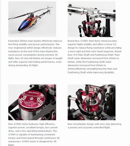 T-REX 470LM dominator carbon/metal flybarless helicopter kit