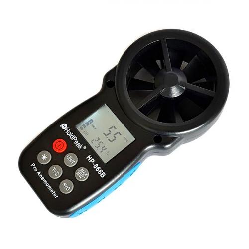 Digital Anemometer with Wind and temperature measurement instrument