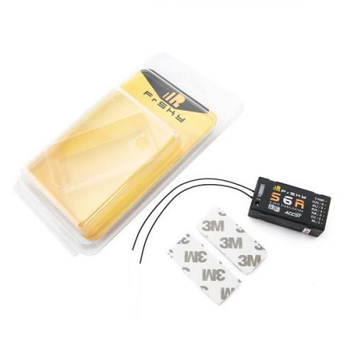  FrSky S6R 6ch Receiver w/ 3-Axis Stabilization + Smart Port Telemetry 