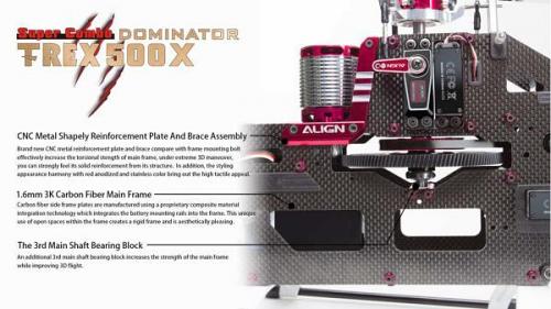Align T-REX 500X Dominator Top Combo