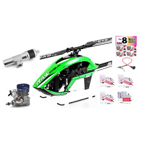 Sab Goblin RAW 700 size NITRO helicopter Super combo with Engine