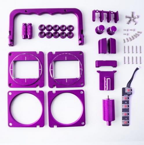 CNC Metal Upgrade Set Replacement Parts for TX16S- PURPLE