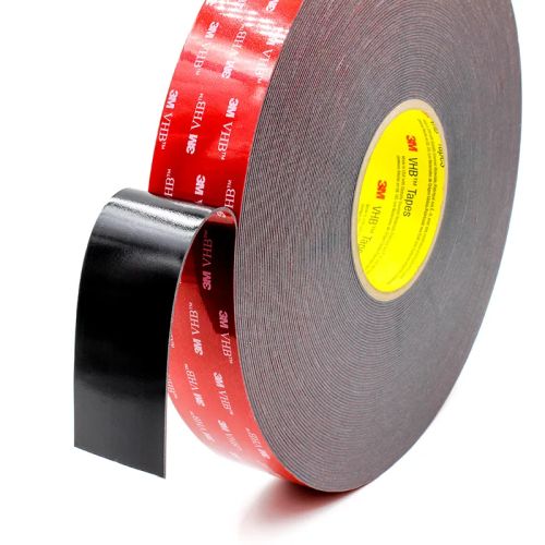 Double Sided VHB Acrylic Foam Tape Heavy Duty Black 2mm, 25mm wide