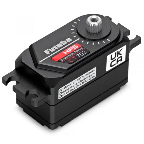 人気カラーの Futaba HPS-CT702 Low Profile Servo – 30kg High-Speed HV サーボ
